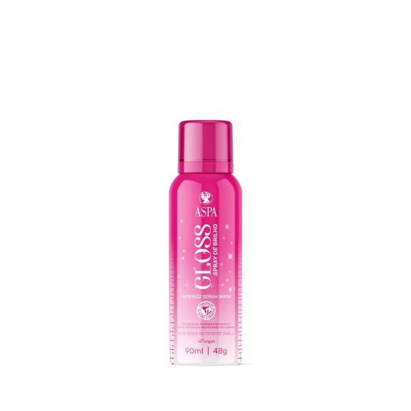 Aspa Gloss Antifrizz Brilho Hair Sérum 90ML