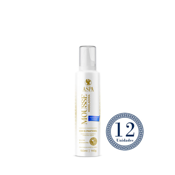 12 Aspa Mousse Hidratante Com Proteção Térmica 150ML