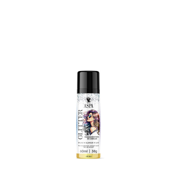 Aspa Glitter Ouro 60ml