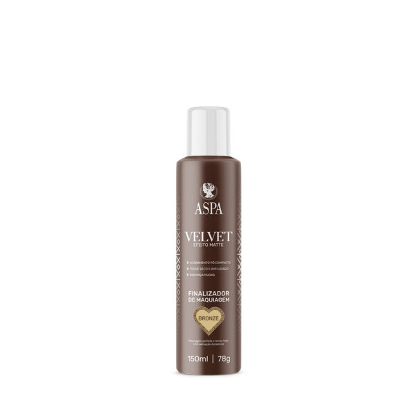 Aspa Velvet Finalizar para Maquiagem Efeito Bronze 150ML