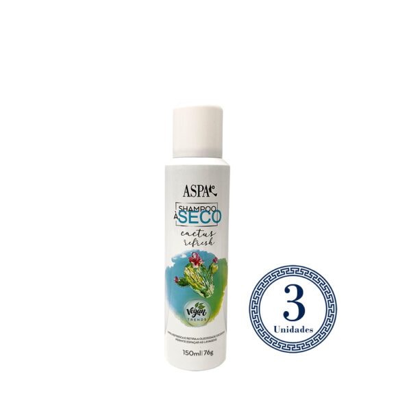3 Aspa Shampoo à Seco Cactus Refresh 150ML