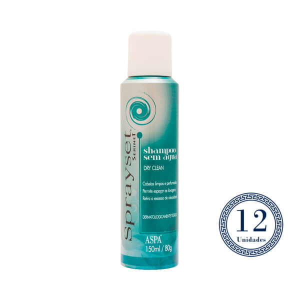 COMBO 12 Sprayset Dry Clean Shampoo à Seco 150ml